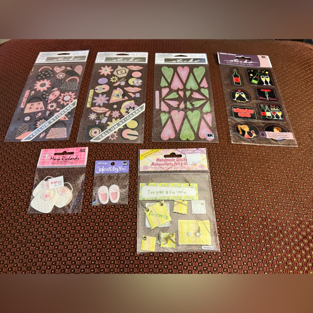 Miscellaneous Assorted Scrapbook Stickers